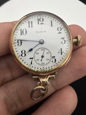 Antique 1910s Seven Jewels Elgin Pocket Watch