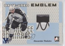 2006 ITG Heroes and Prospects Emblems Vault Sapphire 1/1 Alexander Radulov 2d8