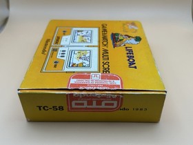 Nintendo Game & Watch LIFE BOAT TC-58 Italian OTO Box and Card 1983 MINT IN BOX