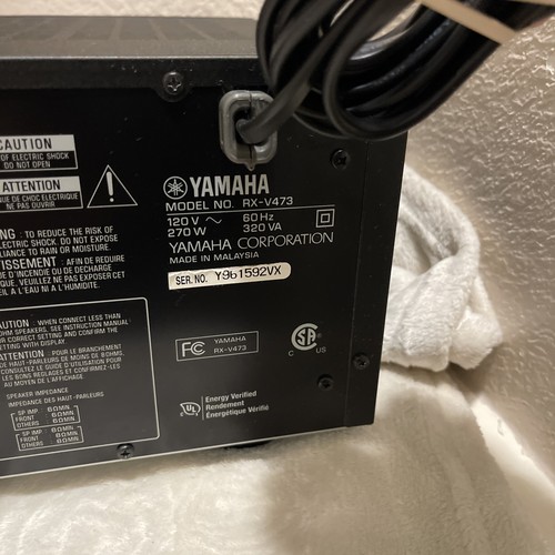 Yamaha RX-V473 5.1 Channel Natural Sound AV HDMI Stereo Receiver - Picture 11 of 13