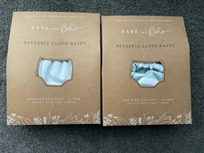 NEW IN BOX 2x Bare And Boho Cloth Nappies