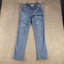 J Jill Straight Leg Jeans Womens 4 Blue Medium Wash Denim Mid Rise Casual