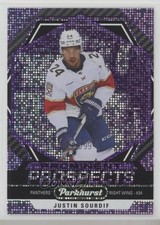2023 Upper Deck Parkhurst Prominent Prospects Purple 86/99 Justin Sourdif 0yo8