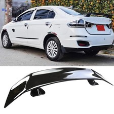 46gt Style Racing Rear Trunk Spoiler Wing Lip Gloss Black For Suzuki Ciaz 16-24
