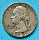 1963-D Washington Quarter. 90% Silver. XF+ Condition. Charity Auction. ￼