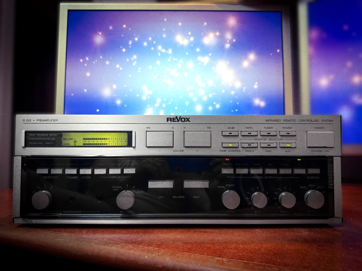 Preamplificador estéreo vintage REVOX B-252 🌈RaRe🌈 Premium (1984)
