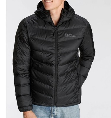 JACK WOLFSKIN Herren Daunenjacke Hollenberg Down Jacket Gr S schwarz 700 cuin