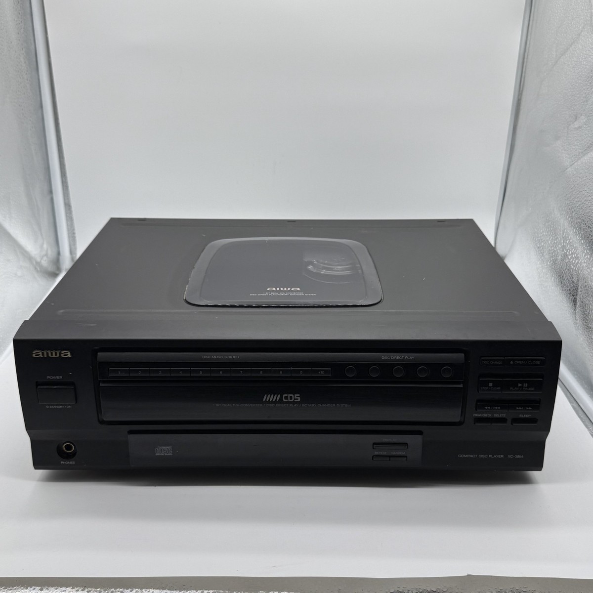 「A035」 DJ SPECIAL CD 1990年製 Aiwa XC-35M CD Changer 5 Compact Disc Player Hi-Fi Stereo Tested