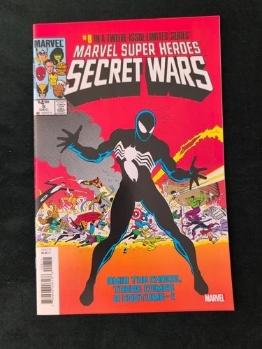 SECRET WARS #8 FACSIMILE EDITION SPIDER-MAN VENOM SPIDERMAN 1