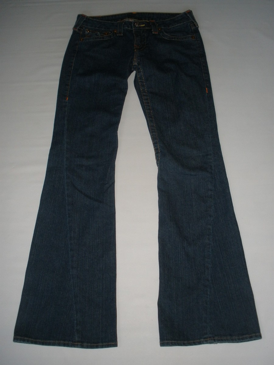ゲリラセール TRUE RELIGION JOEY BIGT 希少 ビッグサイズ True Religion Women Joey Big T Stitch Jeans size 30 x 29