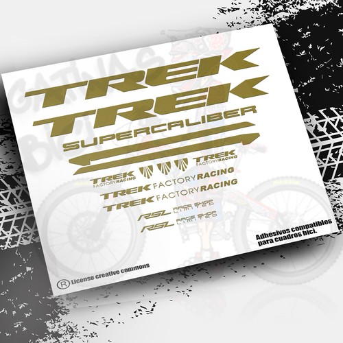 Compatible stickers box trek 