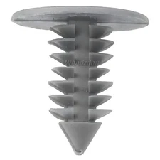 25pcs Push Type Clip Plastic Retainer Interior Trim Bumper Fender Fits 9mm Hole