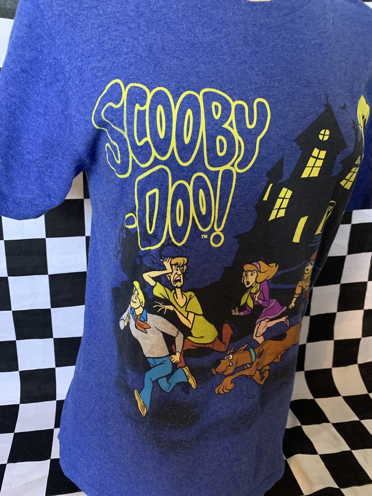 SCOOBY DOO Logo Halloween Print Vintage Shirt 90s… - image 3