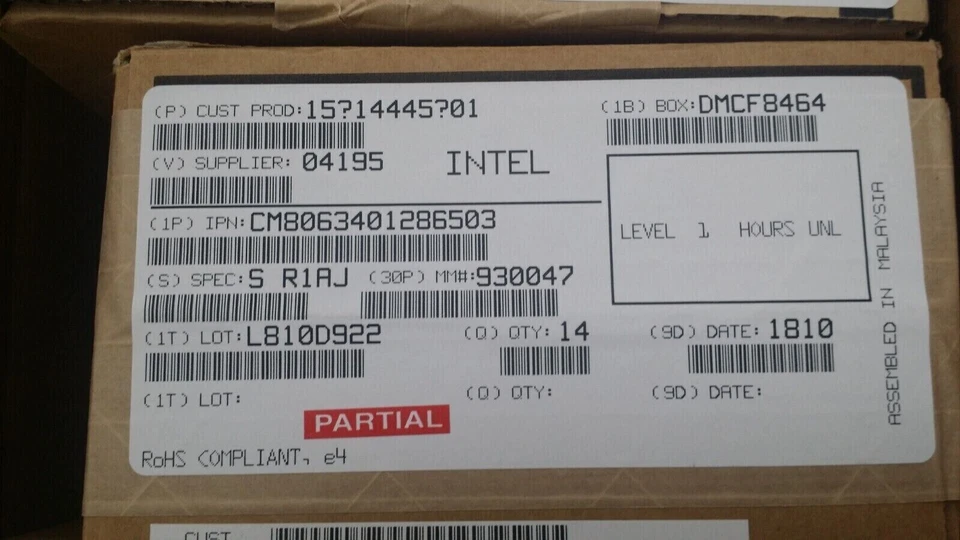 Intel Xeon E5-2420 v2 6 Core 2.2 GHz LGA1356 Server CPU (CM8063401286503SR1AJ) - Image 4 of 4