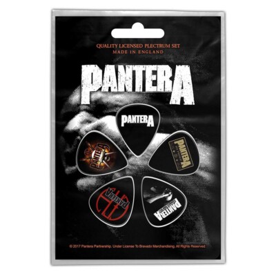PANTERA: VULGAR DISPLAY OF POWER: 1 mm Gitarren-Plektren 5 PLEKTRUM-PACK: Geschenkset