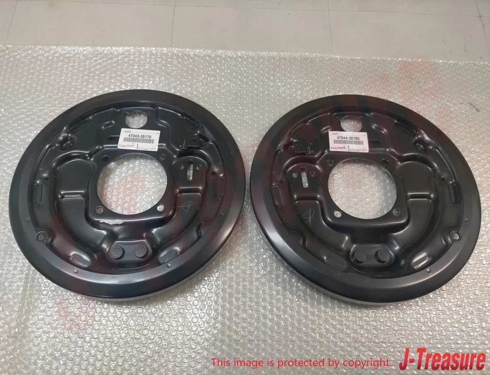 TOYOTA TACOMA RZN VZN 95-03 Juego de placa de respaldo de freno trasera derecha y derecha genuina OEM Foto 2 de 4