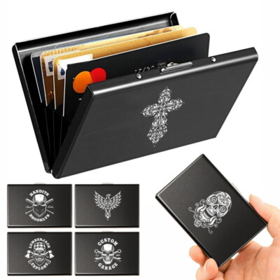 aluminum credit card sleeve www.Nuroco.com - 10 pcs Anti Scan RFID Sleeve Credit Card Protector main image 1