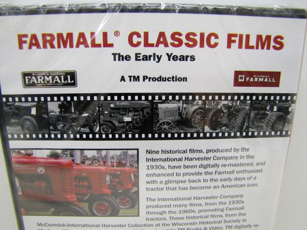 Farmall Tractors Classic Films The Early Years DVD - The Thirties