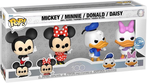 Funko Pop! Disney: Disney Classics 4PK - Daisy Duck - Vinyl-Sammelfigur Neu Ovp-image