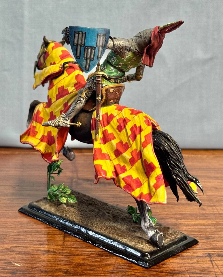 Medieval Tournament Knight Lord of Limpurg Struck in the Joust West Pennant ME12 - Image 3 of 4