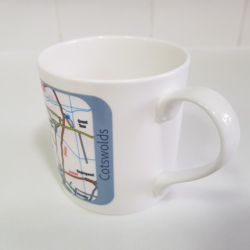 Cotswolds Chipping Norton Map Ceramic Coffee Tea Mug Cup England Oxfordshire #2 - Picture 10 of 12