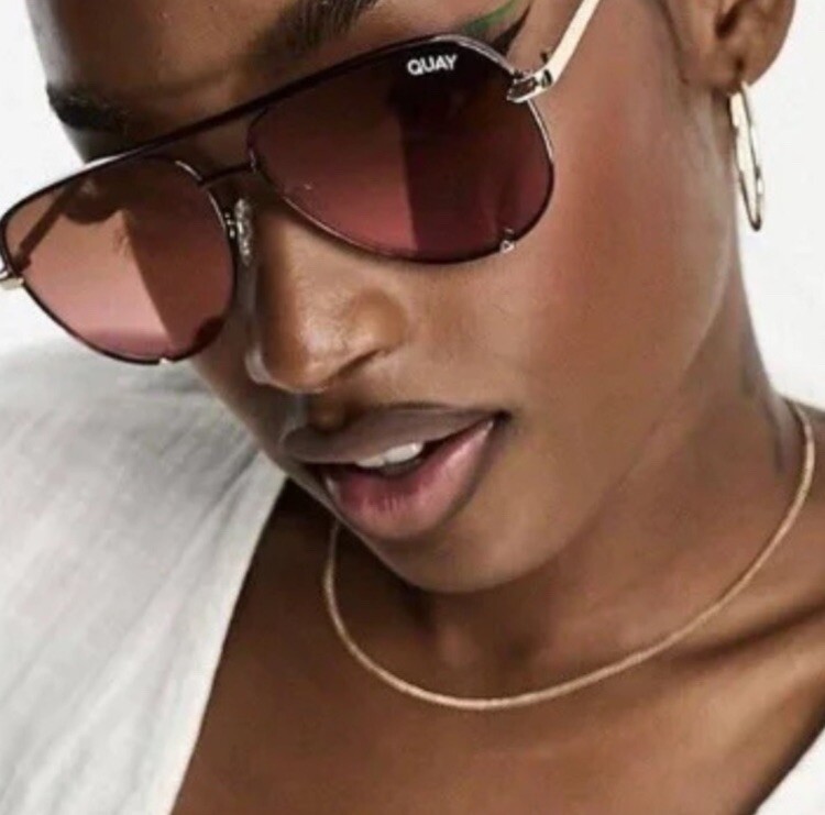 New Quay Australia High Key Mini Rimless Bronze Pink Brown  display picture 2