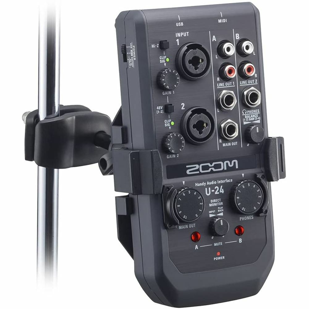 ZOOM AIH-1 supporto da asta per interfacce schede audio della serie U NUOVO