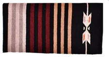 32" x 64" Navajo Design Acrylic Saddle Blanket