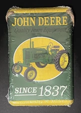 New John Deere Since 1837 5.5” x 3.75” Open Road Hanging Metal Sign By Open Road