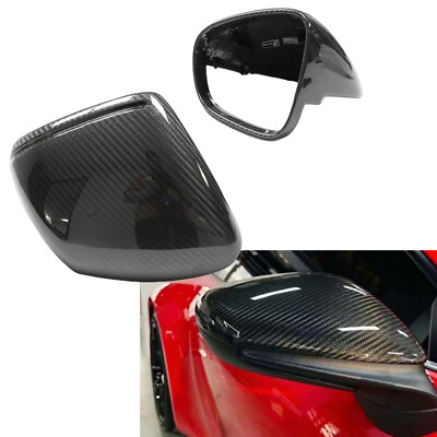 Carbon  Seitenspiegelabdeckungen für Porsche 992 911 & J1 Taycan 19-23  Left 