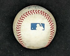 Sonny GRAY FIRST PITCH GameUsed Baseball REDS BREWERS 5/22/21 Lorenzo CAIN TWINS