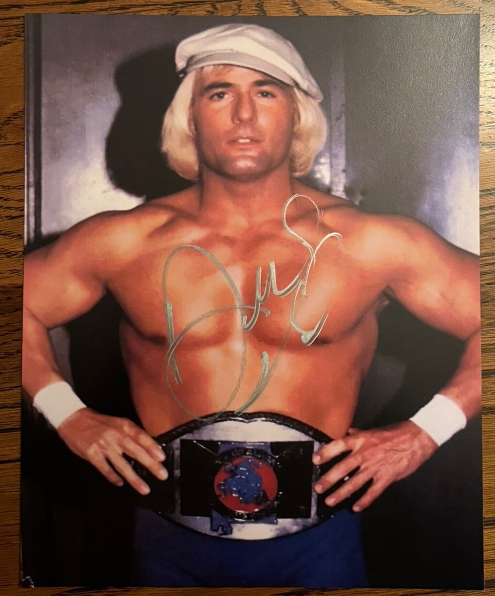 Austin Idol SIGNED 8x10 Color Photo with/ Title-NWA, CWA