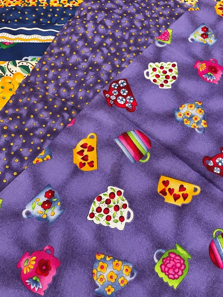 De colección 1999 Mary Lou in Lattèland In The Beginning Telas Algodón 17-FAT QUARTERS Foto 3 de 4