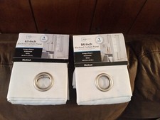 Two Grommeted White Mainstays 63 Inch Blackou...