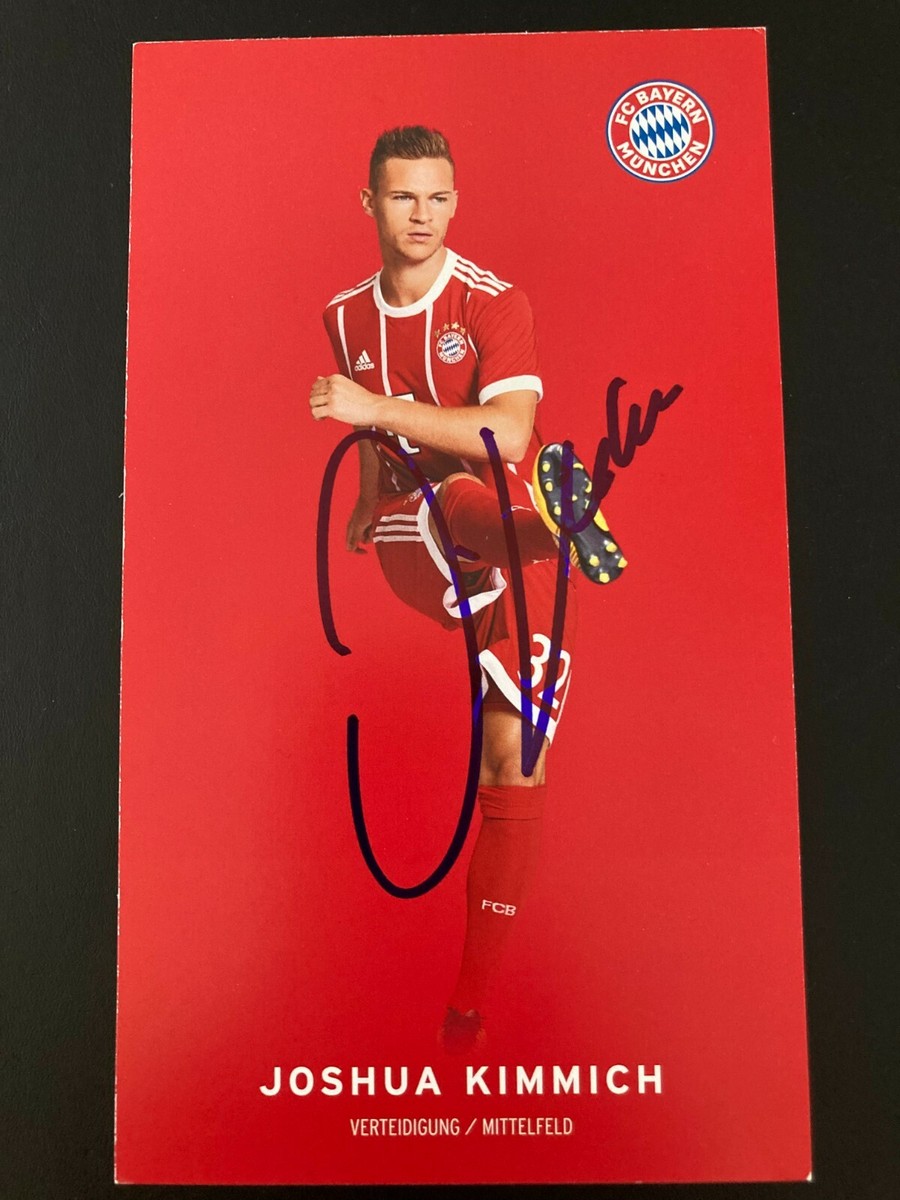 2017-18 Bayern Munich Official Autograph Signature Card