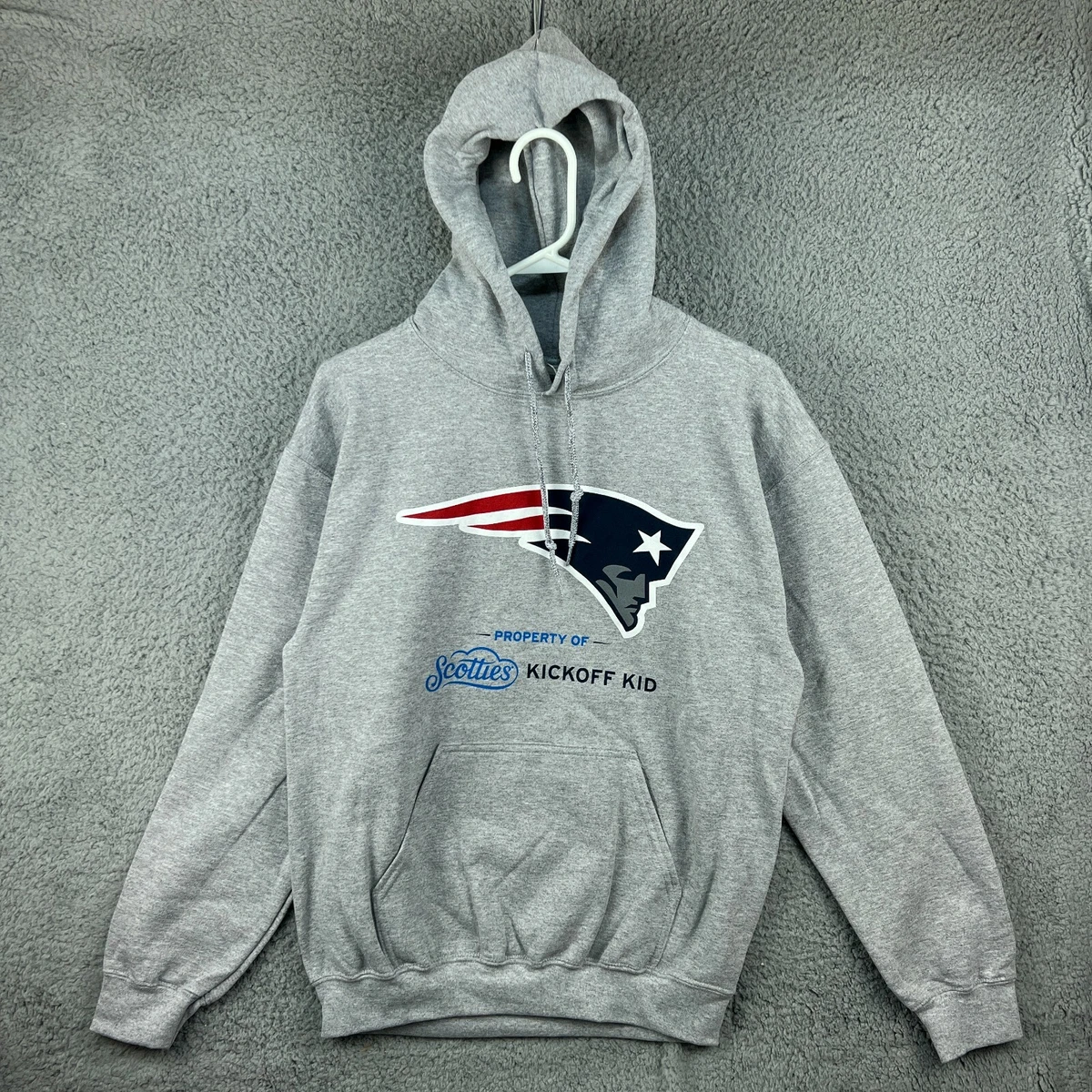 Tennessee Titans Hoodie Medium Mens Gray Graphic Print Long Sleeve