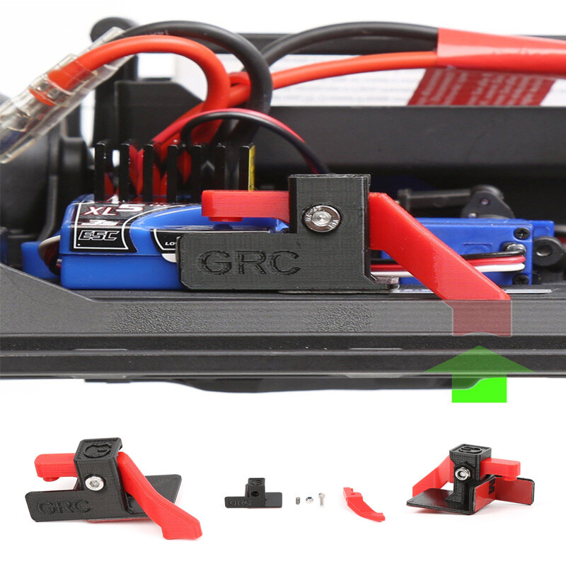 Traxxas TRX4 TRX-4 ESC Easy Start Trigger Switch Bracket for 1:10 Scale Installation