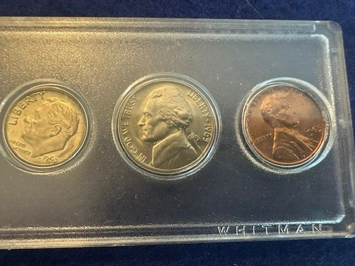 1965 U.S. 5 COIN BRILLIANT UNCIRCULATED SET - Picture 3 of 6