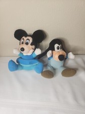 1984 Vintage Hardee  s DISNEY Mickey  s Christmas Carol Plush Minnie and Goofy
