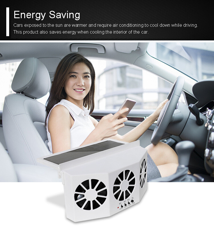 Solar Car Cooling Fan Air Circulation Smoke Exhaust Fan Car Ventilation Fan  | eBay