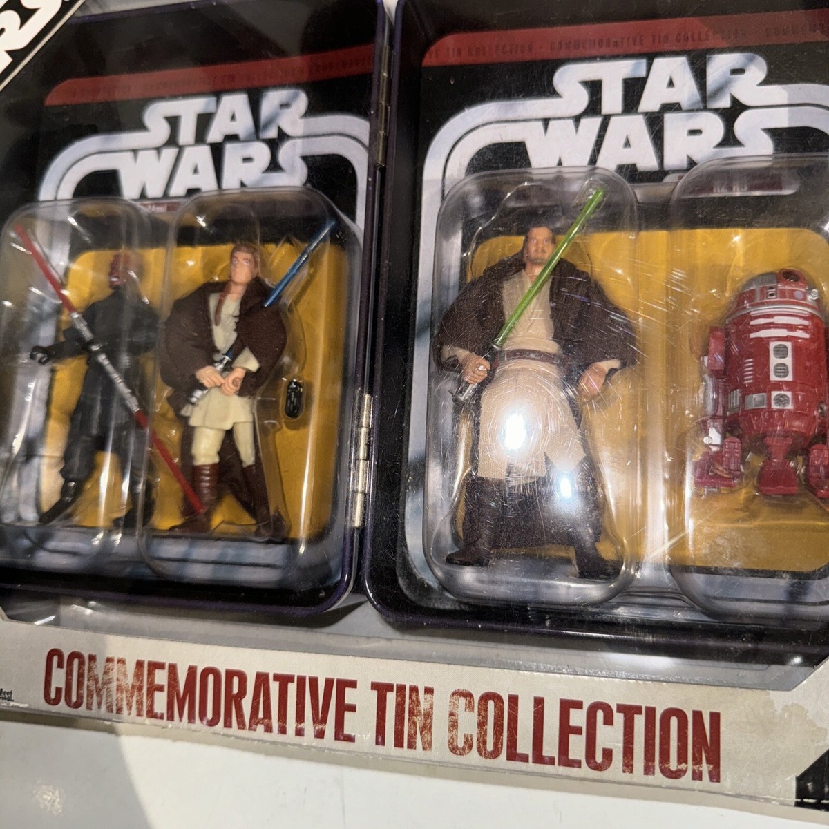 DARTH MAUL R2-R9 OBI-WAN KENOBI JINN TIN Lunchbox Star Wars
