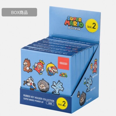 Nintendo TOKYO Rubber Keychain Collection Super Mario Power Up 2
