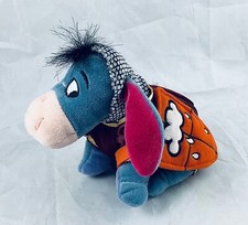 UK DISNEY STORE EEYORE 7" KNIGHT COSTUME BEAN BAG PLUSH TOY TAGS WINNIE THE POOH
