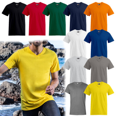 Promodoro Men´s Premium V-Neck-T, Herren Kurzarm V-Neck T-Shirt, Baumwolle 3025