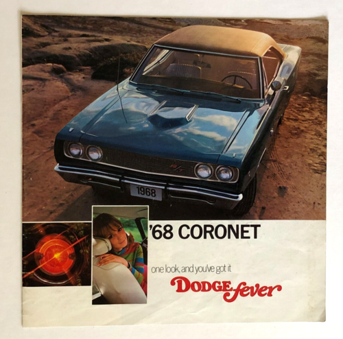 1968 Dodge Coronet Sales Brochure Photos Features Specifications Accessories Vtg