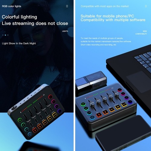 F9 Recording Sound Card with Professional Tuning and Classical Color Scheme - Afbeelding 5 van 8