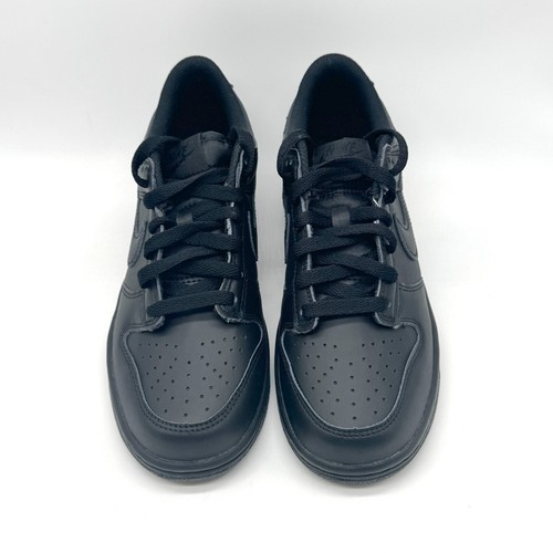 Nike Dunk Low Triple Black Big Kids 6.5 / Womens 8 Shoes New FB9109-009 - Picture 2 of 11