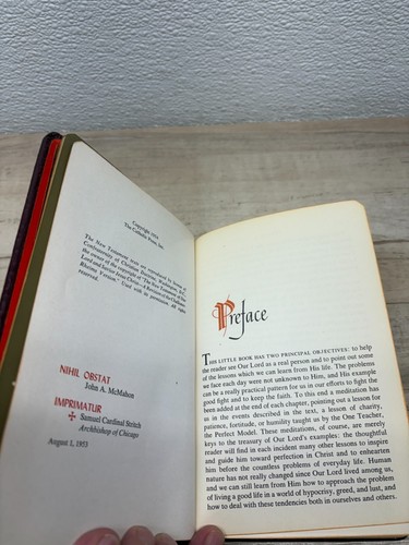 Vtg 1954 The Life Of Christ Hardcover Book - Picture 9 of 16