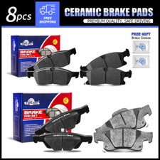 Fit For 2011-2018 Dodge Durango Jeep Grand Cherokee,Front & Rear Brake Pads