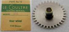 LeCoultre 838 Watch Part: hour wheel #250 high 0.9 millimeter